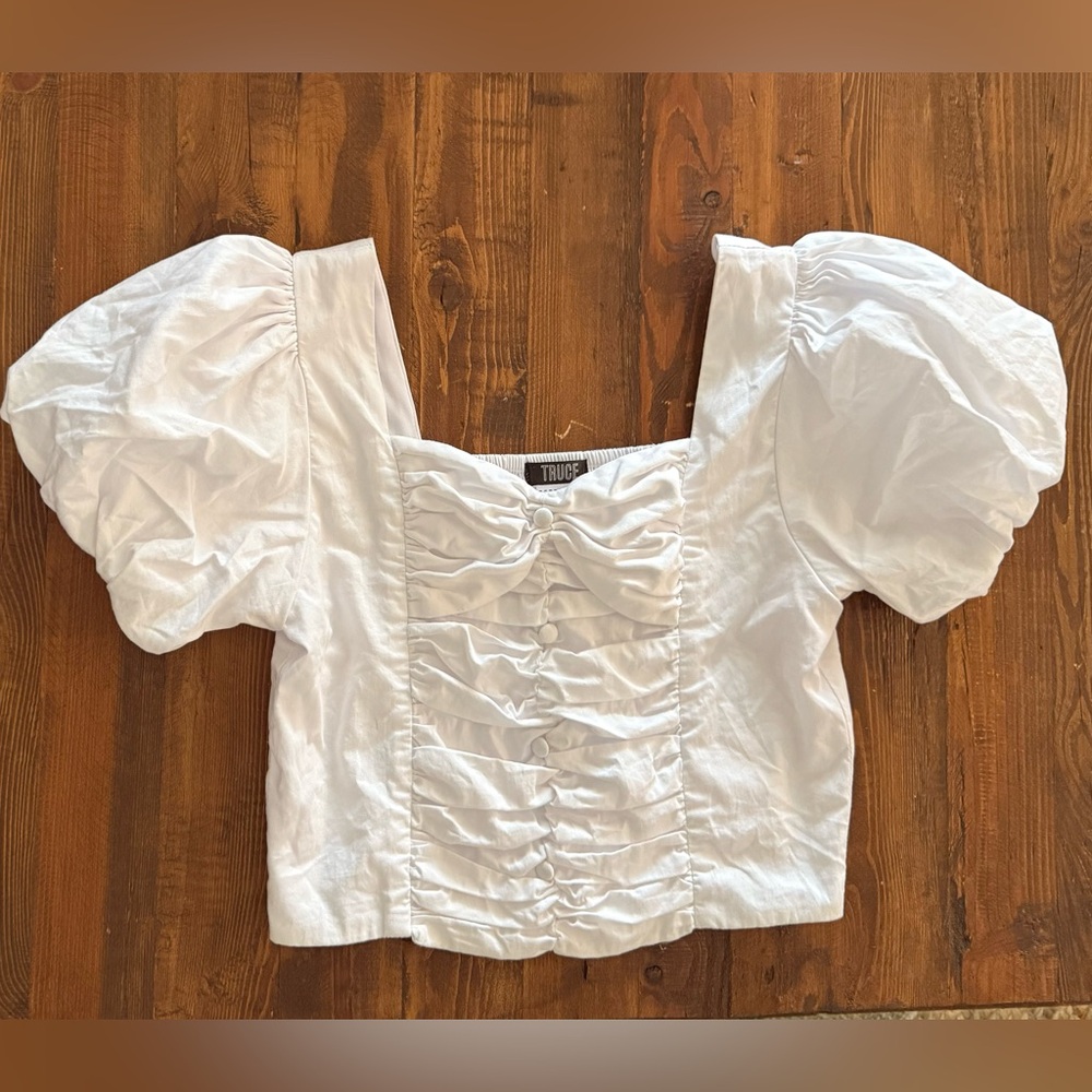 Truce White Top - Youth Large (14)